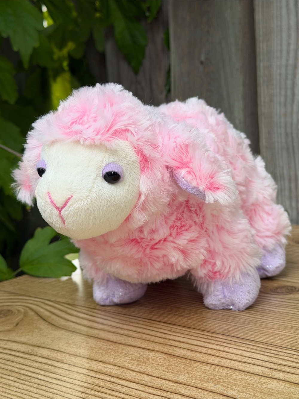 Webkinz Ganz Dreamy Sheep HM641 Pink Purple Plush No Code